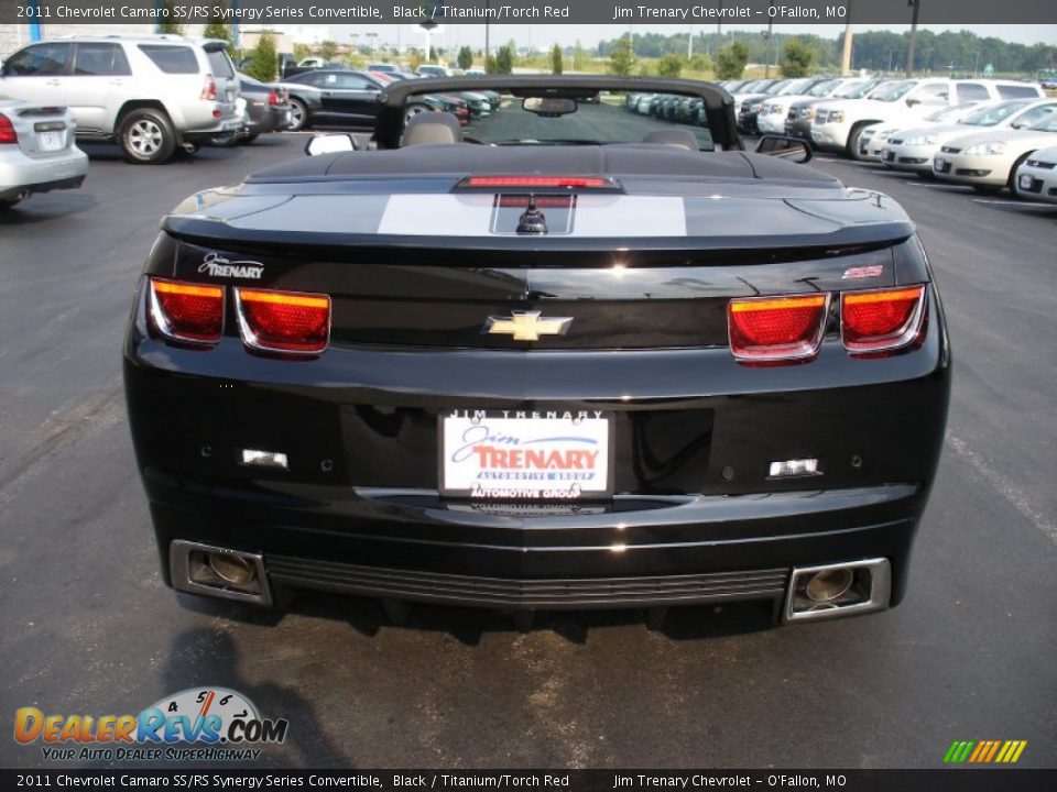 2011 Chevrolet Camaro SS/RS Synergy Series Convertible Black / Titanium/Torch Red Photo #18