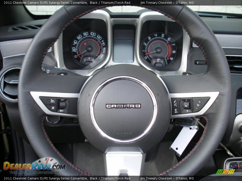 2011 Chevrolet Camaro SS/RS Synergy Series Convertible Steering Wheel Photo #19