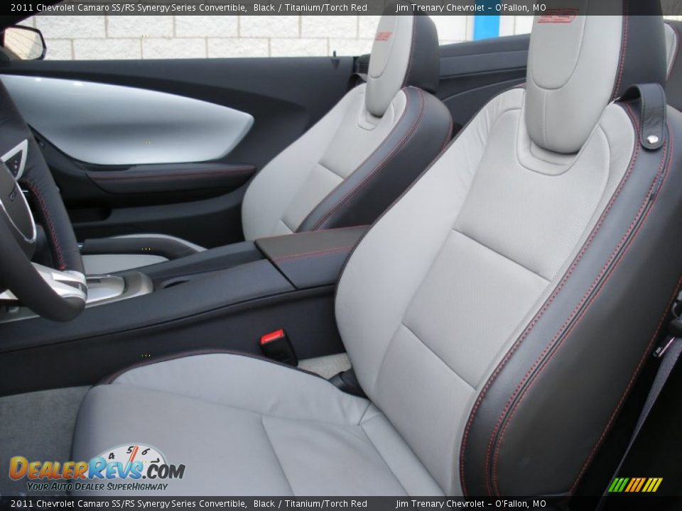 Titanium/Torch Red Interior - 2011 Chevrolet Camaro SS/RS Synergy Series Convertible Photo #22