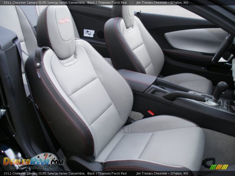 Titanium/Torch Red Interior - 2011 Chevrolet Camaro SS/RS Synergy Series Convertible Photo #23