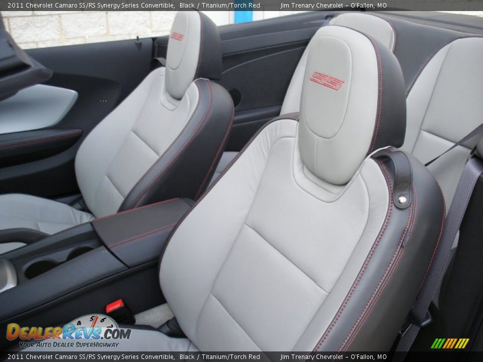 Titanium/Torch Red Interior - 2011 Chevrolet Camaro SS/RS Synergy Series Convertible Photo #24