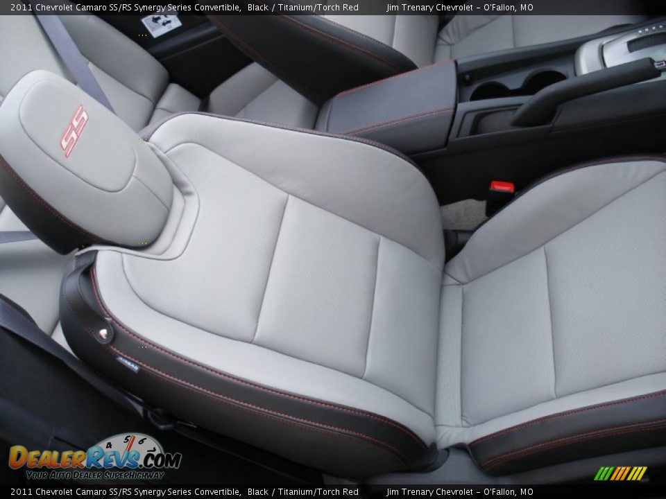 2011 Chevrolet Camaro SS/RS Synergy Series Convertible Black / Titanium/Torch Red Photo #25