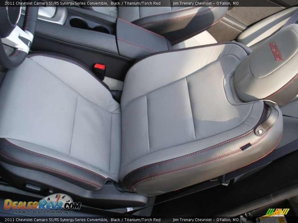 2011 Chevrolet Camaro SS/RS Synergy Series Convertible Black / Titanium/Torch Red Photo #26