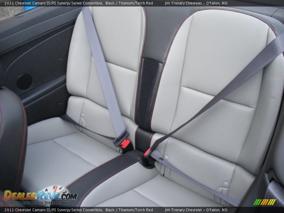 Titanium/Torch Red Interior - 2011 Chevrolet Camaro SS/RS Synergy Series Convertible Photo #27