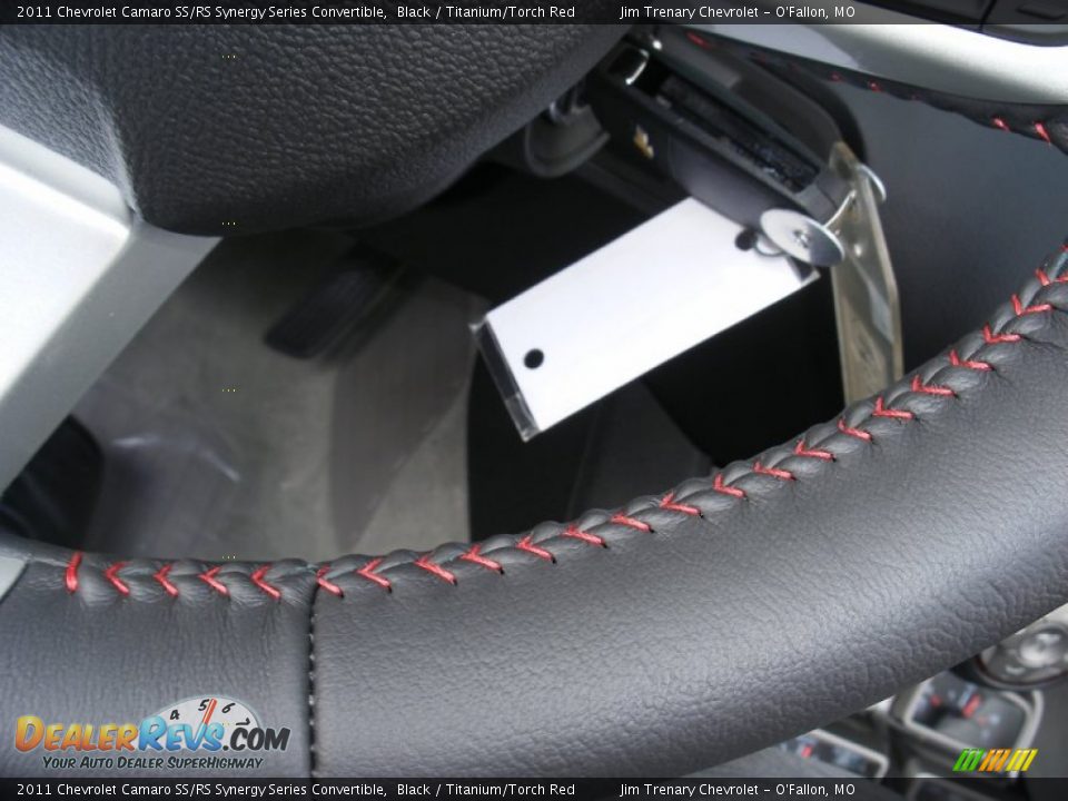2011 Chevrolet Camaro SS/RS Synergy Series Convertible Black / Titanium/Torch Red Photo #32