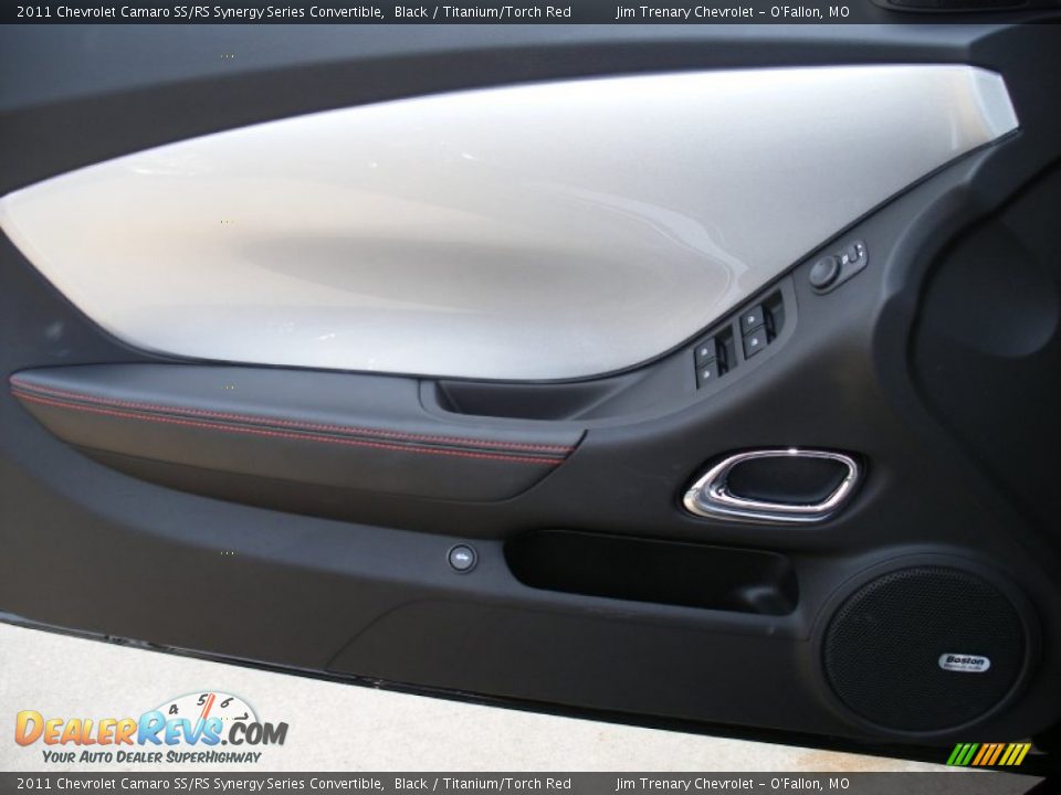 2011 Chevrolet Camaro SS/RS Synergy Series Convertible Black / Titanium/Torch Red Photo #36