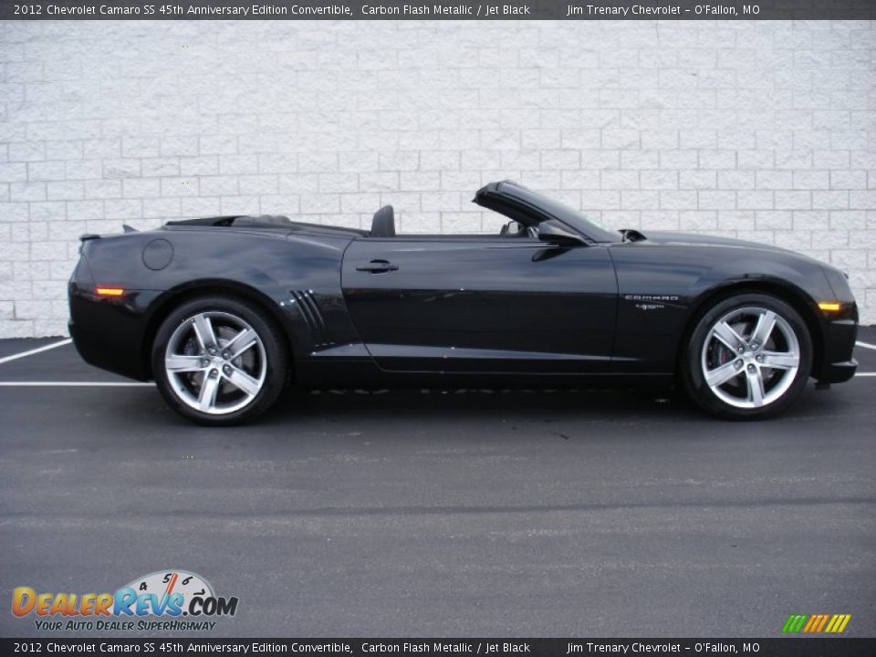 2012 Chevrolet Camaro SS 45th Anniversary Edition Convertible Carbon Flash Metallic / Jet Black Photo #4