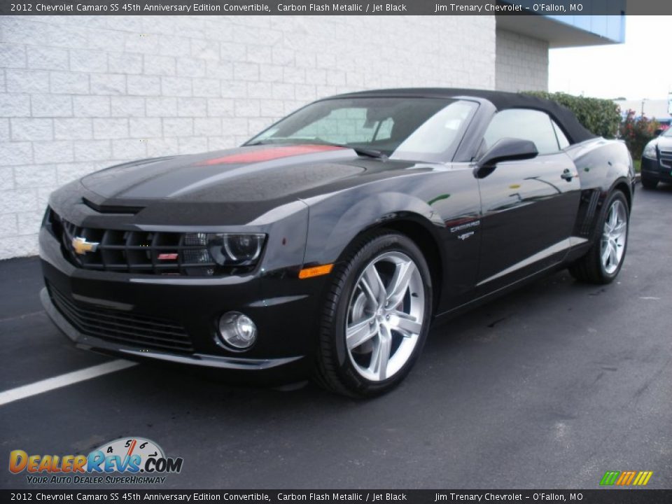 2012 Chevrolet Camaro SS 45th Anniversary Edition Convertible Carbon Flash Metallic / Jet Black Photo #6