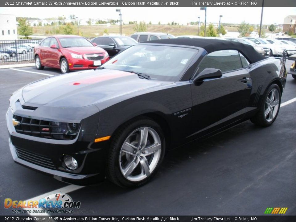 2012 Chevrolet Camaro SS 45th Anniversary Edition Convertible Carbon Flash Metallic / Jet Black Photo #9