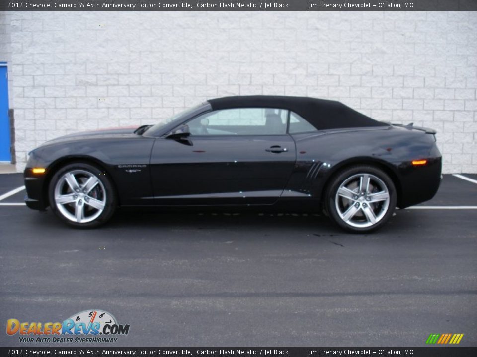 2012 Chevrolet Camaro SS 45th Anniversary Edition Convertible Carbon Flash Metallic / Jet Black Photo #12