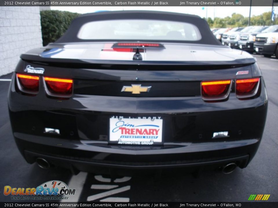 2012 Chevrolet Camaro SS 45th Anniversary Edition Convertible Carbon Flash Metallic / Jet Black Photo #13