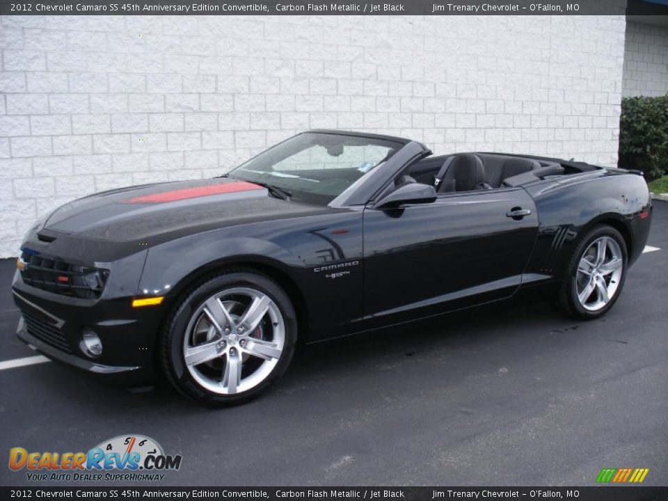 2012 Chevrolet Camaro SS 45th Anniversary Edition Convertible Carbon Flash Metallic / Jet Black Photo #14