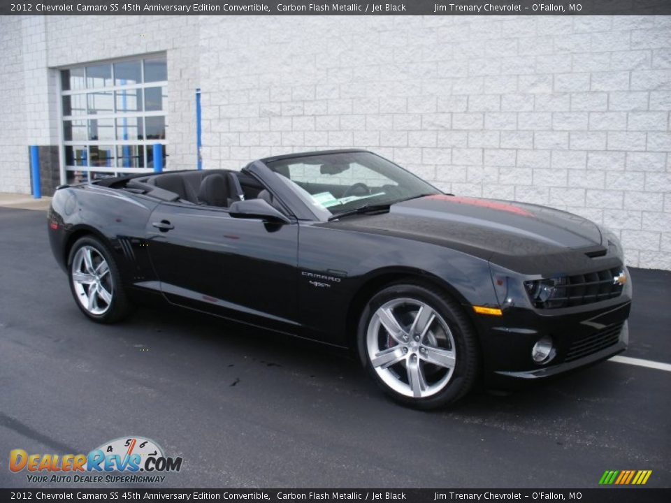 2012 Chevrolet Camaro SS 45th Anniversary Edition Convertible Carbon Flash Metallic / Jet Black Photo #17