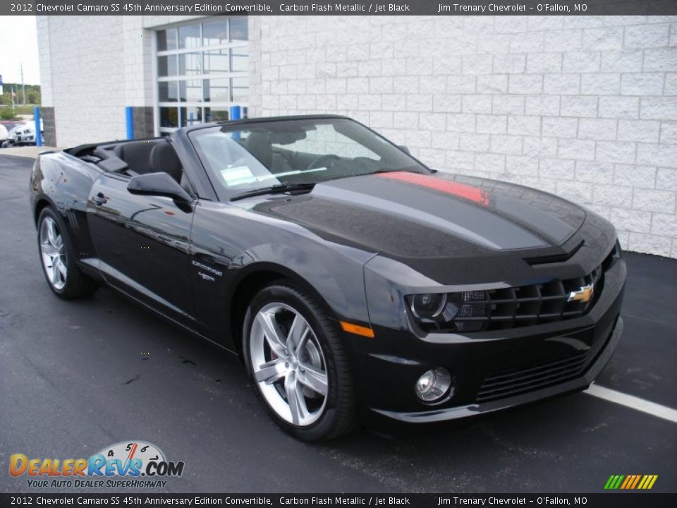 2012 Chevrolet Camaro SS 45th Anniversary Edition Convertible Carbon Flash Metallic / Jet Black Photo #18