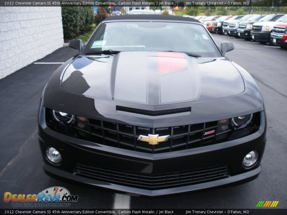 2012 Chevrolet Camaro SS 45th Anniversary Edition Convertible Carbon Flash Metallic / Jet Black Photo #19