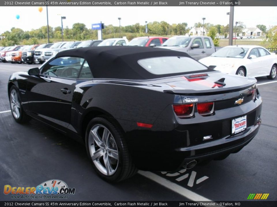 2012 Chevrolet Camaro SS 45th Anniversary Edition Convertible Carbon Flash Metallic / Jet Black Photo #21