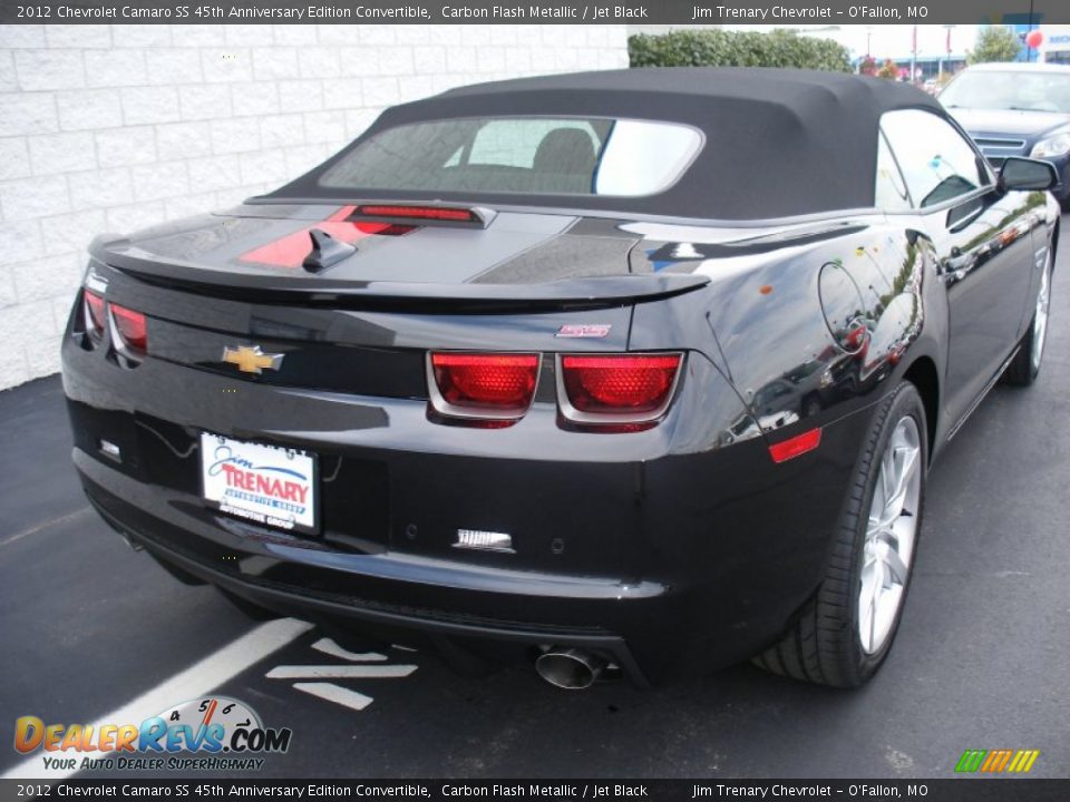 2012 Chevrolet Camaro SS 45th Anniversary Edition Convertible Carbon Flash Metallic / Jet Black Photo #22