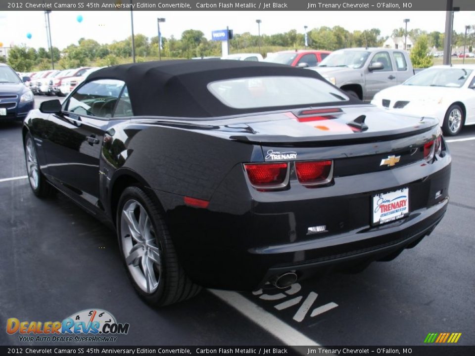 2012 Chevrolet Camaro SS 45th Anniversary Edition Convertible Carbon Flash Metallic / Jet Black Photo #23