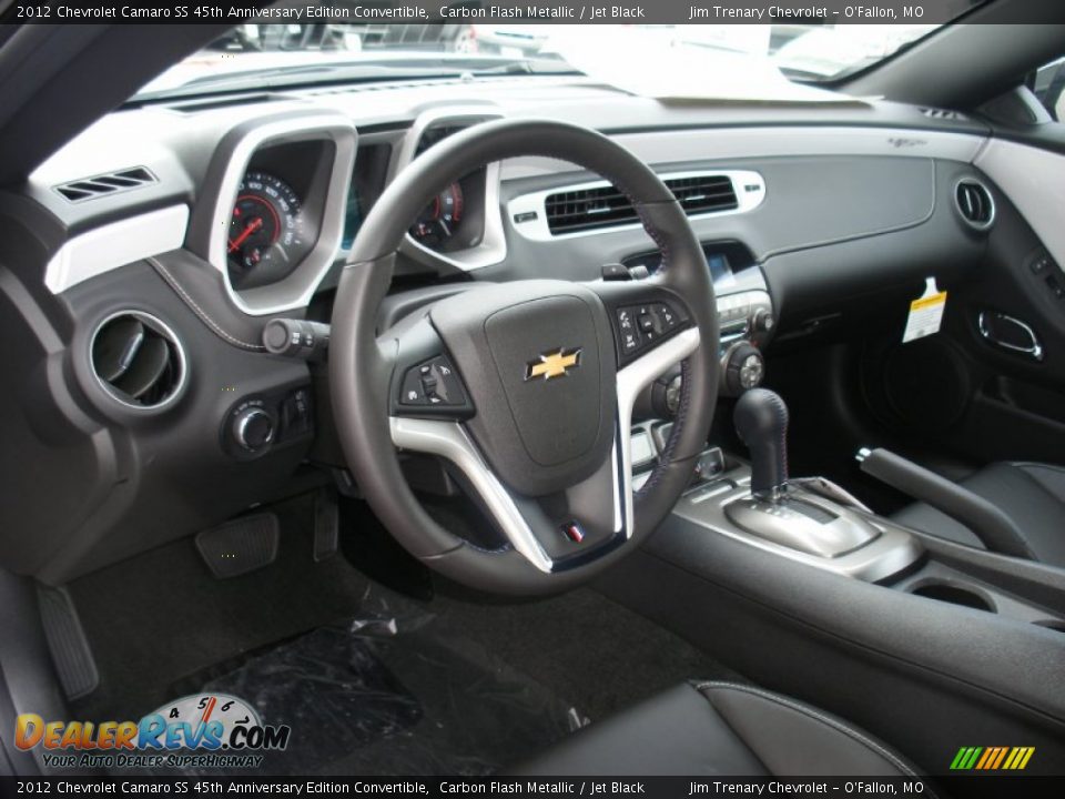 Jet Black Interior - 2012 Chevrolet Camaro SS 45th Anniversary Edition Convertible Photo #33