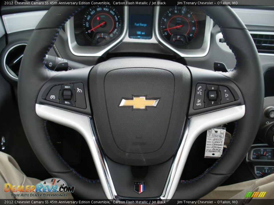 2012 Chevrolet Camaro SS 45th Anniversary Edition Convertible Steering Wheel Photo #34