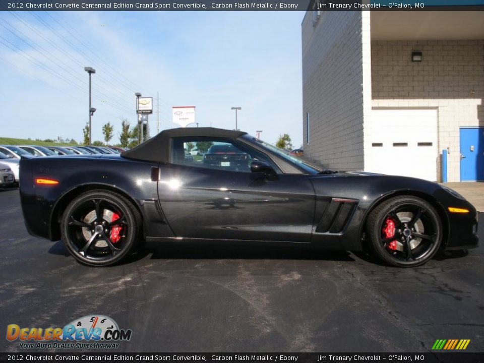 Carbon Flash Metallic 2012 Chevrolet Corvette Centennial Edition Grand Sport Convertible Photo #3