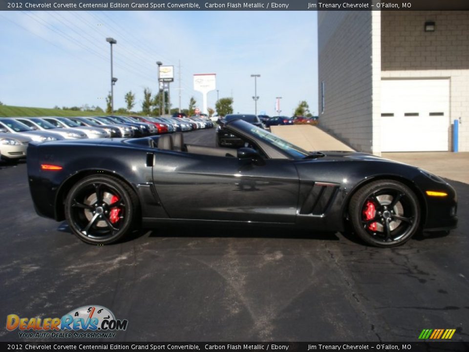 Carbon Flash Metallic 2012 Chevrolet Corvette Centennial Edition Grand Sport Convertible Photo #4