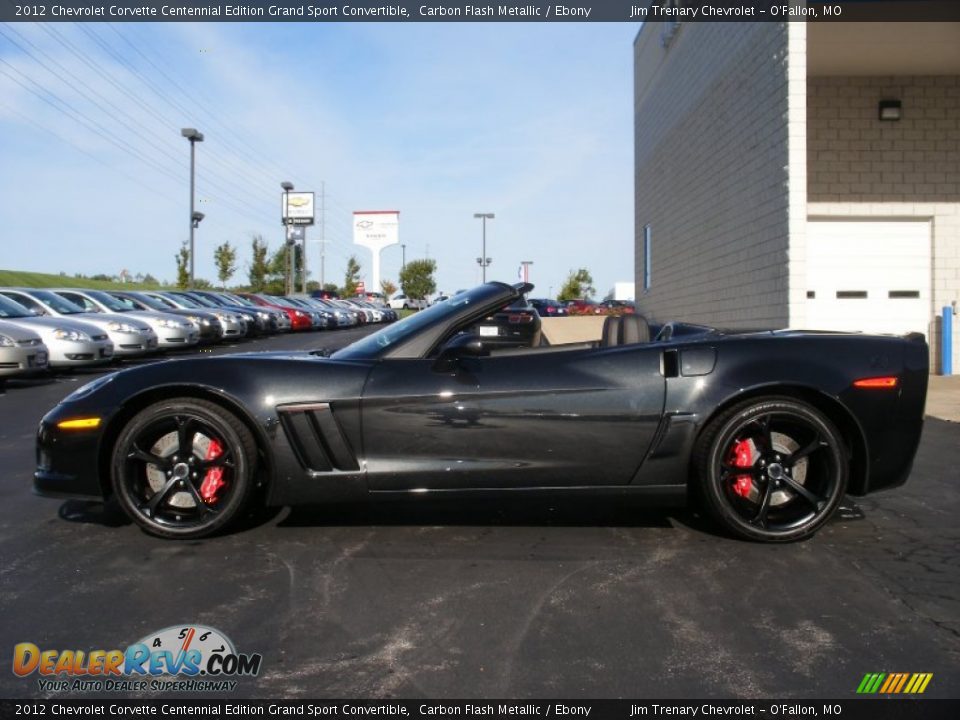 Carbon Flash Metallic 2012 Chevrolet Corvette Centennial Edition Grand Sport Convertible Photo #5