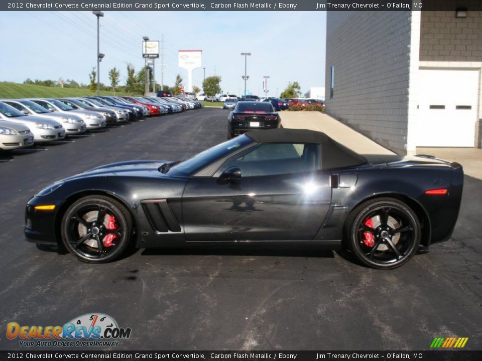 Carbon Flash Metallic 2012 Chevrolet Corvette Centennial Edition Grand Sport Convertible Photo #6