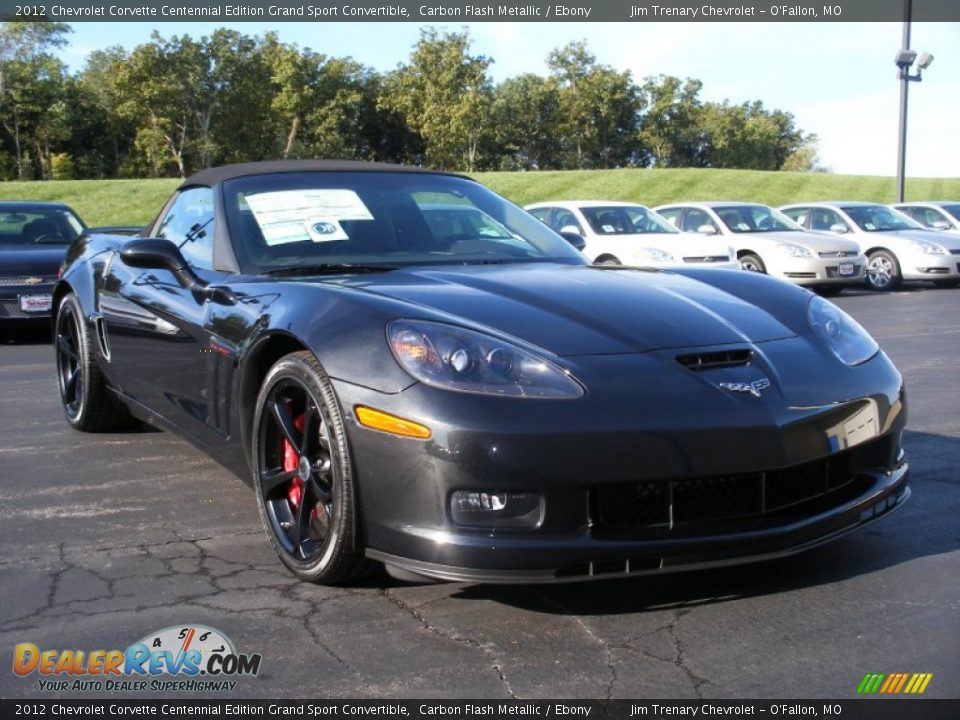 Front 3/4 View of 2012 Chevrolet Corvette Centennial Edition Grand Sport Convertible Photo #9