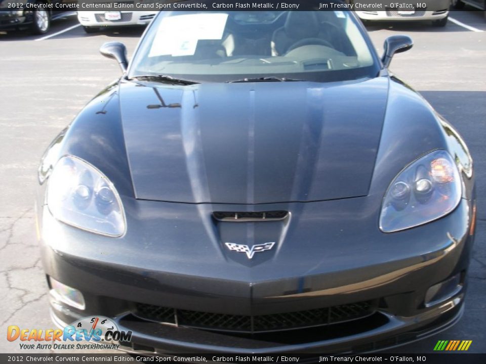 2012 Chevrolet Corvette Centennial Edition Grand Sport Convertible Carbon Flash Metallic / Ebony Photo #12