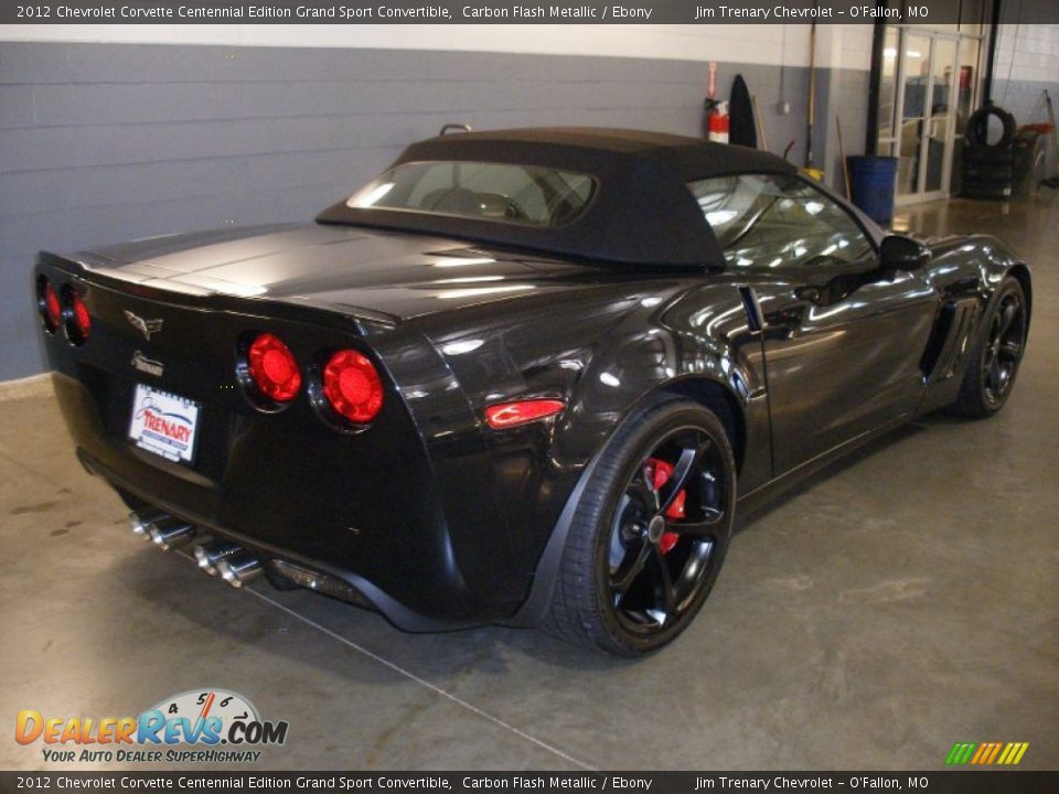 2012 Chevrolet Corvette Centennial Edition Grand Sport Convertible Carbon Flash Metallic / Ebony Photo #14