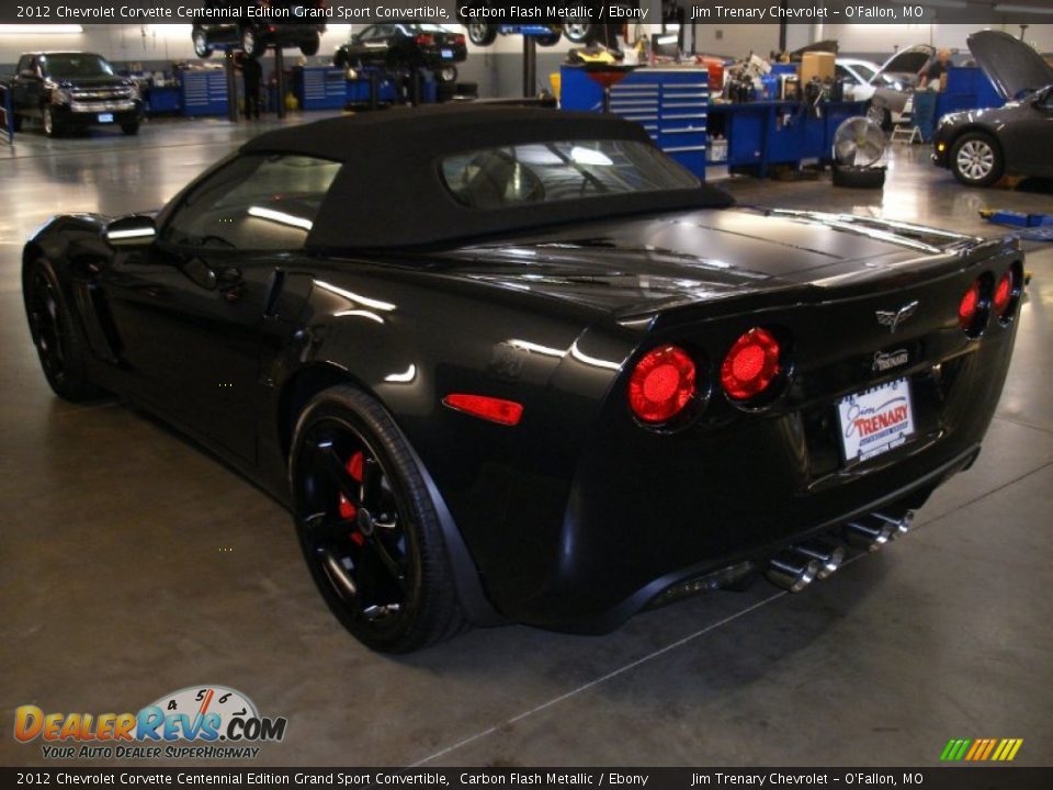 2012 Chevrolet Corvette Centennial Edition Grand Sport Convertible Carbon Flash Metallic / Ebony Photo #15