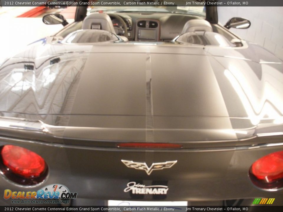 2012 Chevrolet Corvette Centennial Edition Grand Sport Convertible Carbon Flash Metallic / Ebony Photo #16