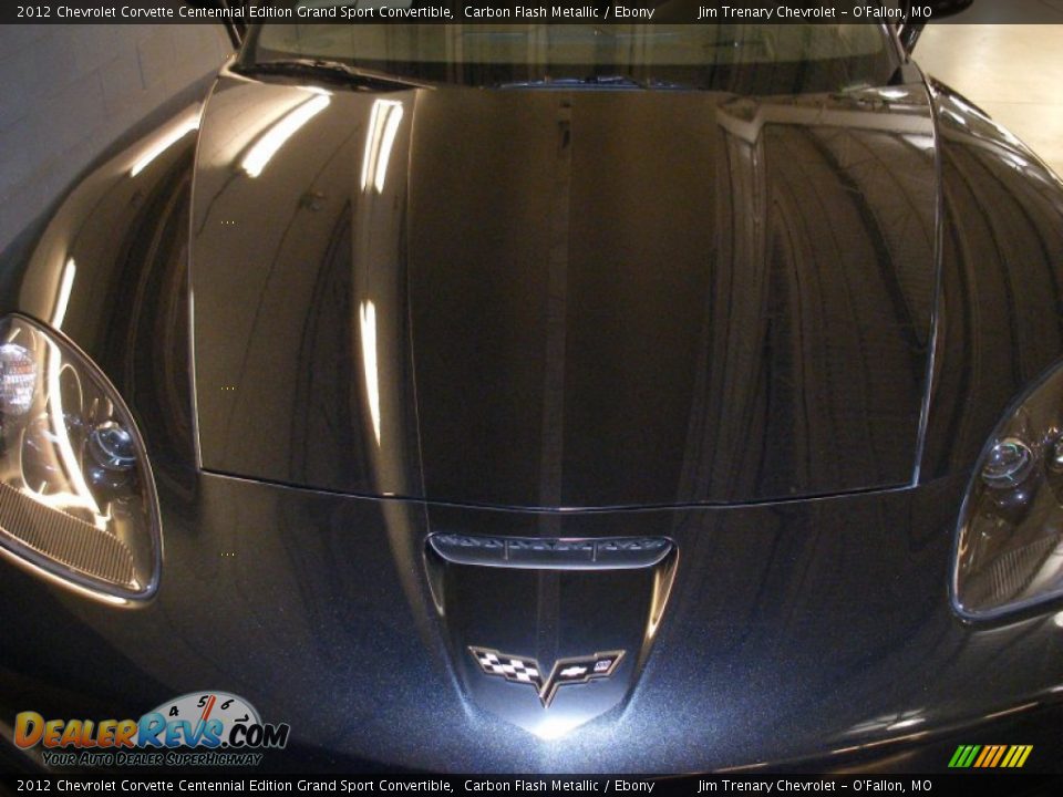 2012 Chevrolet Corvette Centennial Edition Grand Sport Convertible Carbon Flash Metallic / Ebony Photo #18