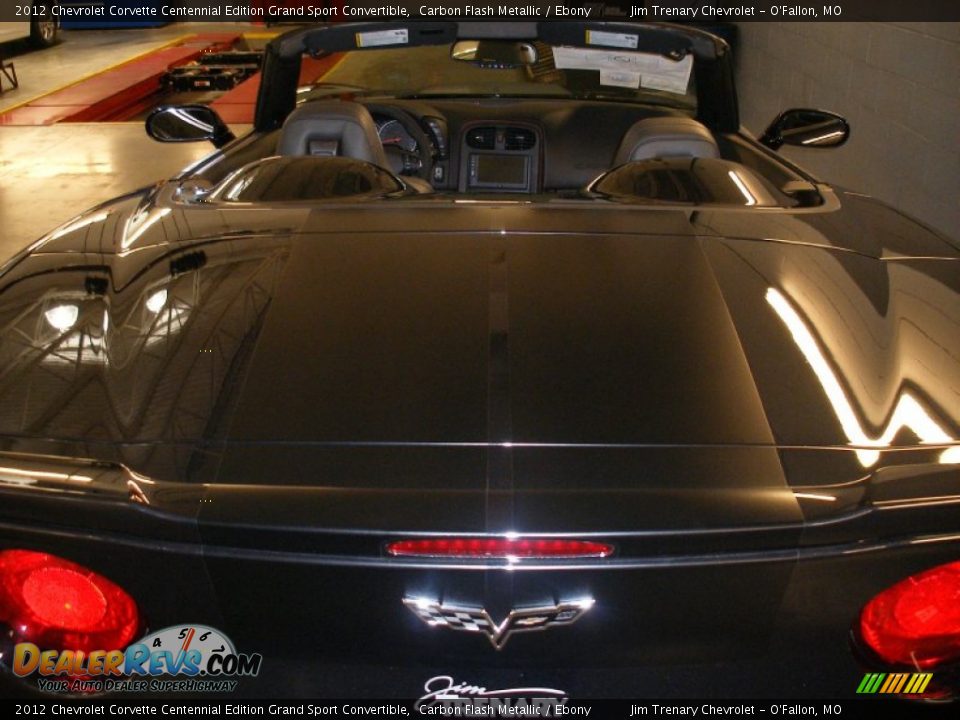 2012 Chevrolet Corvette Centennial Edition Grand Sport Convertible Carbon Flash Metallic / Ebony Photo #19