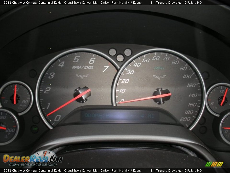 2012 Chevrolet Corvette Centennial Edition Grand Sport Convertible Gauges Photo #21