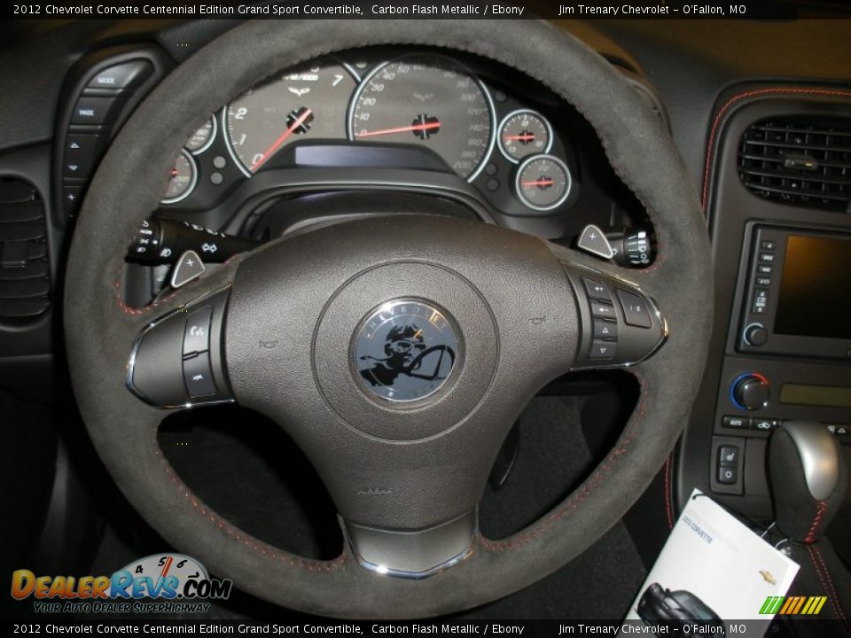 2012 Chevrolet Corvette Centennial Edition Grand Sport Convertible Steering Wheel Photo #22
