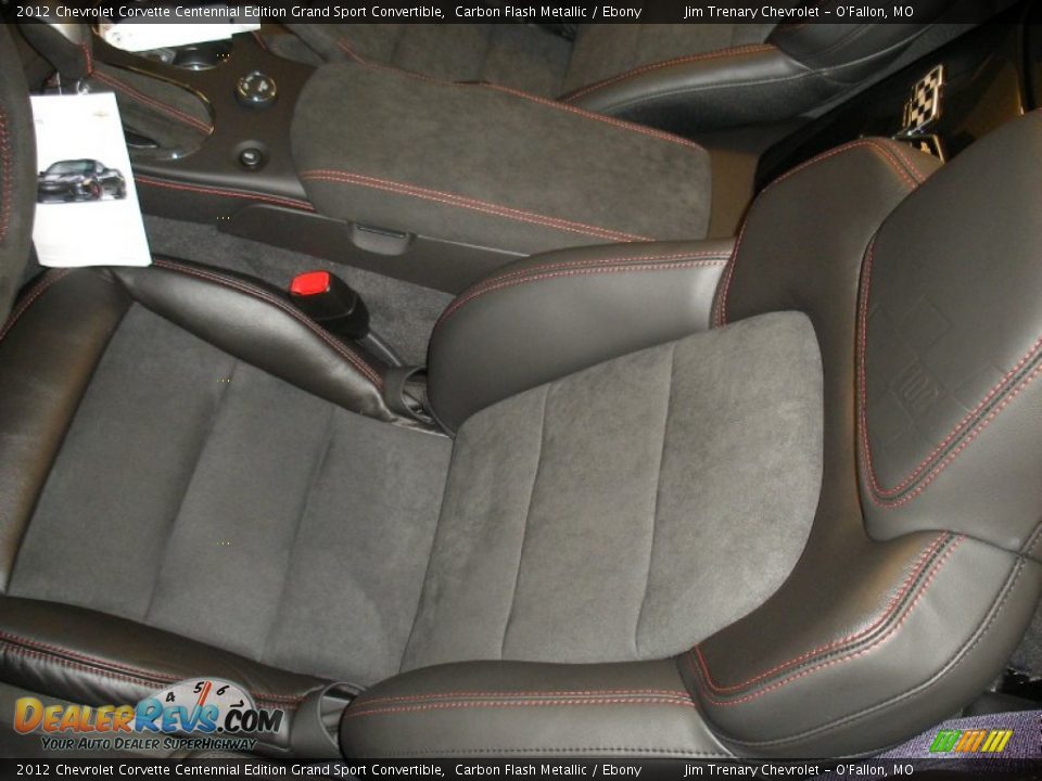 2012 Chevrolet Corvette Centennial Edition Grand Sport Convertible Carbon Flash Metallic / Ebony Photo #26