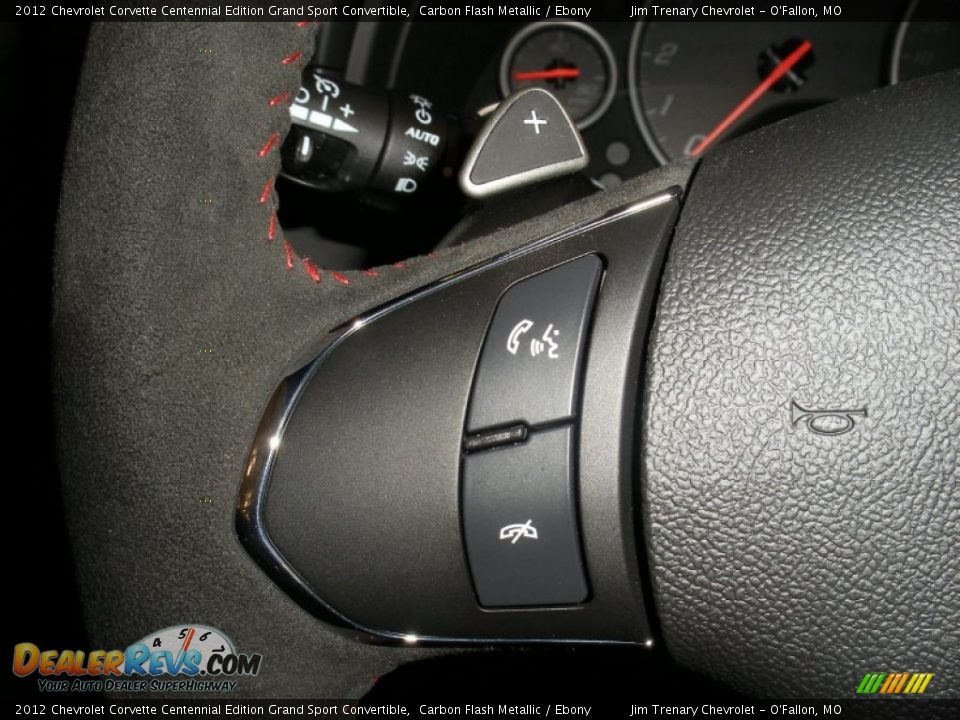 2012 Chevrolet Corvette Centennial Edition Grand Sport Convertible Carbon Flash Metallic / Ebony Photo #29