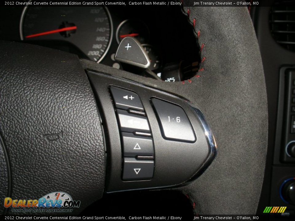 2012 Chevrolet Corvette Centennial Edition Grand Sport Convertible Carbon Flash Metallic / Ebony Photo #30