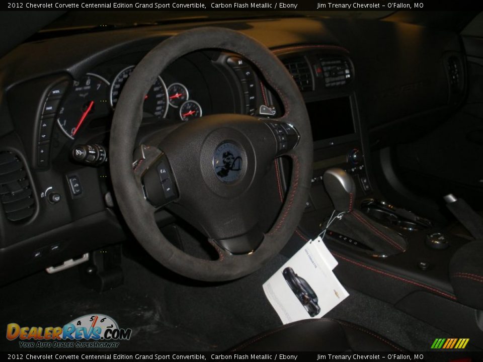 2012 Chevrolet Corvette Centennial Edition Grand Sport Convertible Carbon Flash Metallic / Ebony Photo #33