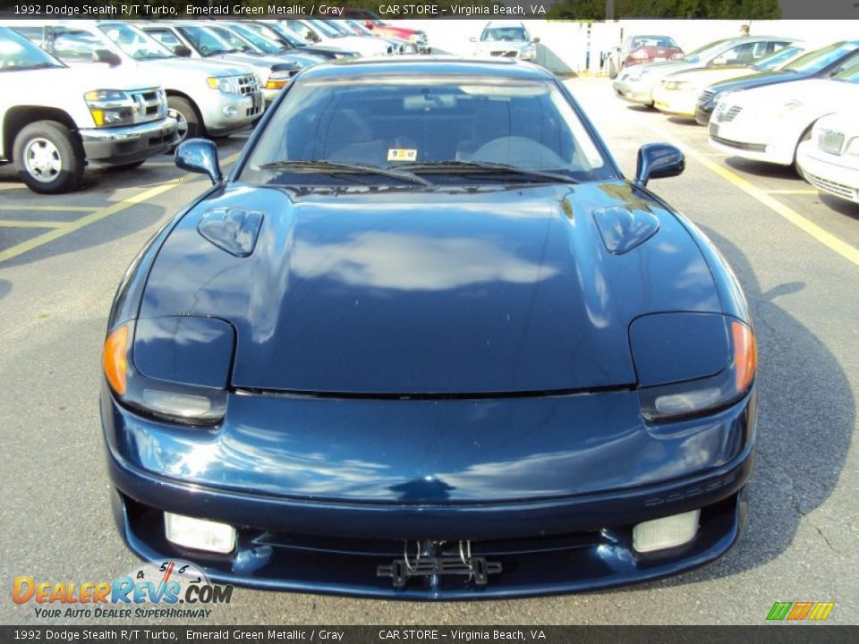 1992 Dodge Stealth R/T Turbo Emerald Green Metallic / Gray Photo #4