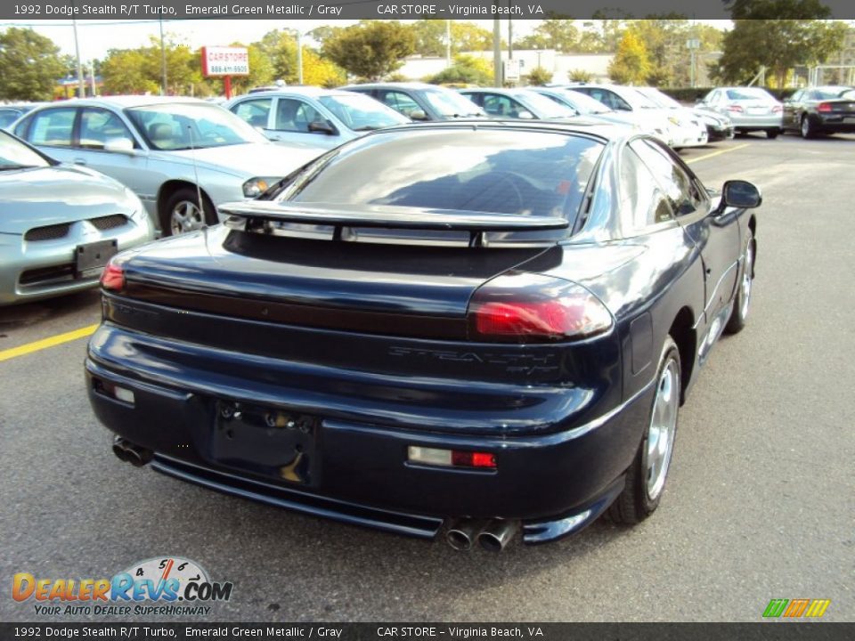 Emerald Green Metallic 1992 Dodge Stealth R/T Turbo Photo #7