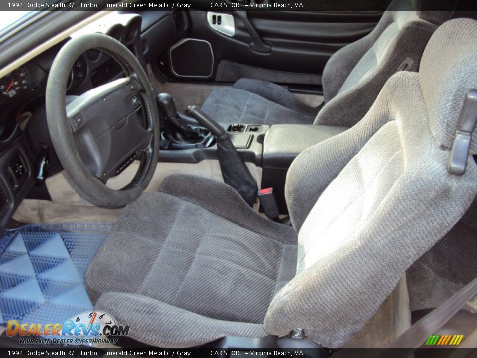 Gray Interior - 1992 Dodge Stealth R/T Turbo Photo #9