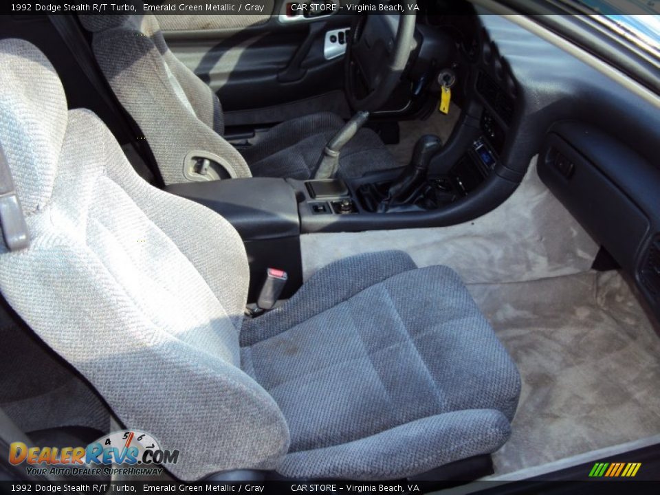 Gray Interior - 1992 Dodge Stealth R/T Turbo Photo #11