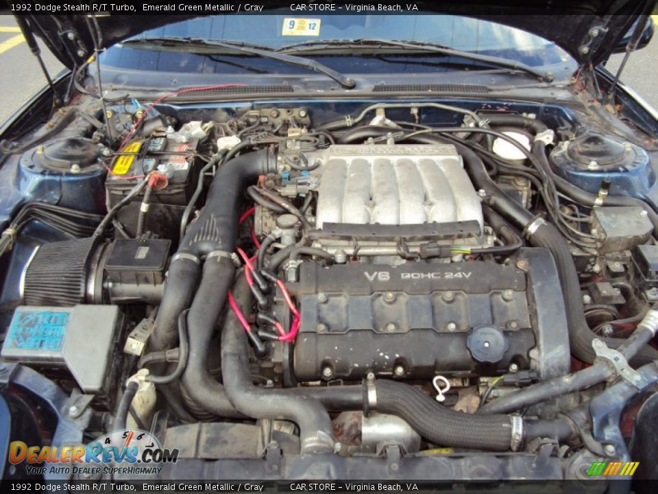 1992 Dodge Stealth R/T Turbo 3.0 Liter Twin-Turbocharged DOHC 24-Valve V6 Engine Photo #15