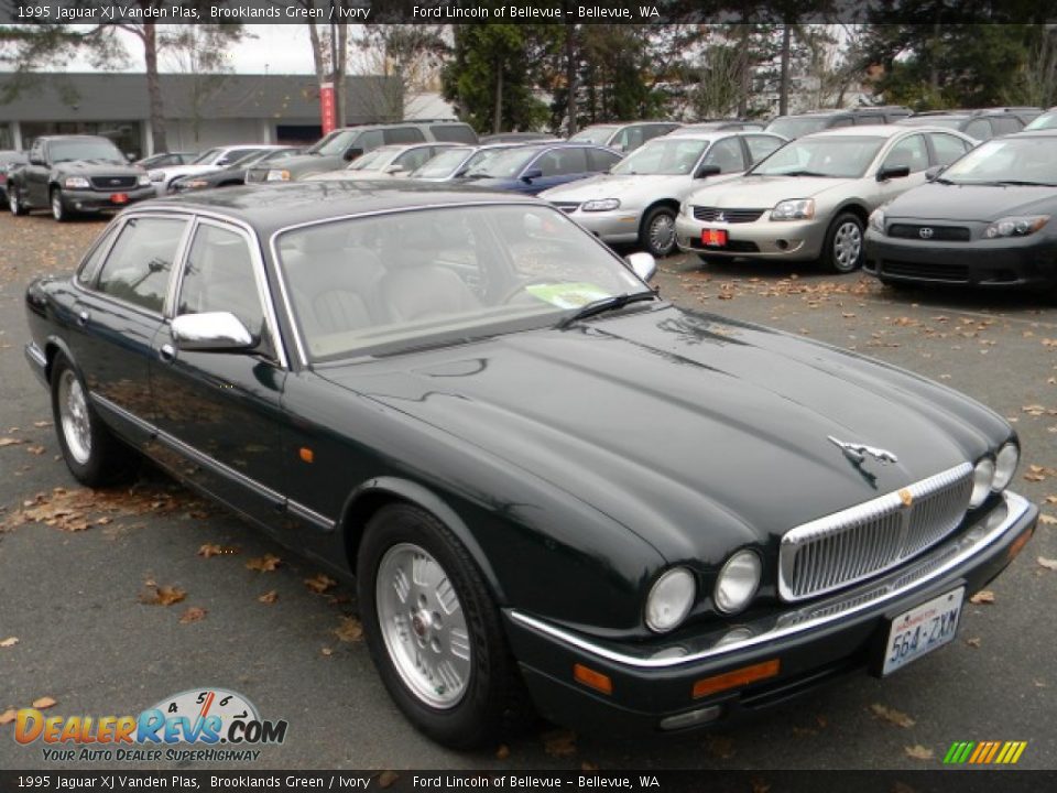 1995 Jaguar XJ Vanden Plas Brooklands Green / Ivory Photo #2