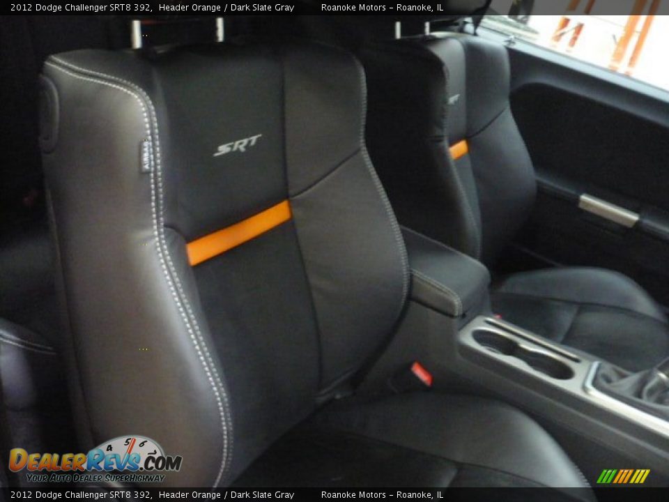 Dark Slate Gray Interior - 2012 Dodge Challenger SRT8 392 Photo #8