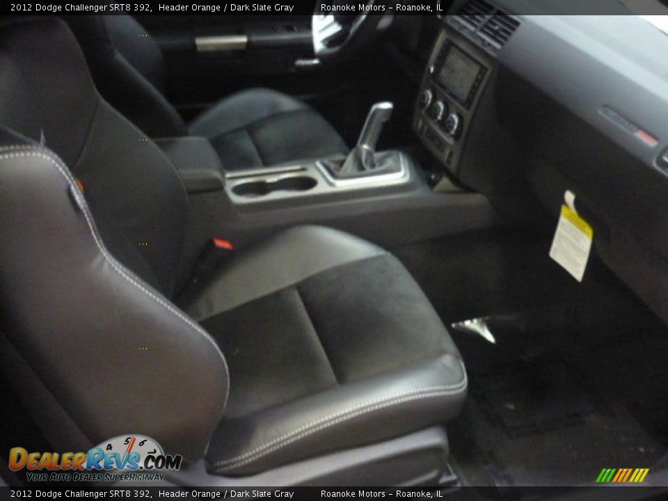 Dark Slate Gray Interior - 2012 Dodge Challenger SRT8 392 Photo #16