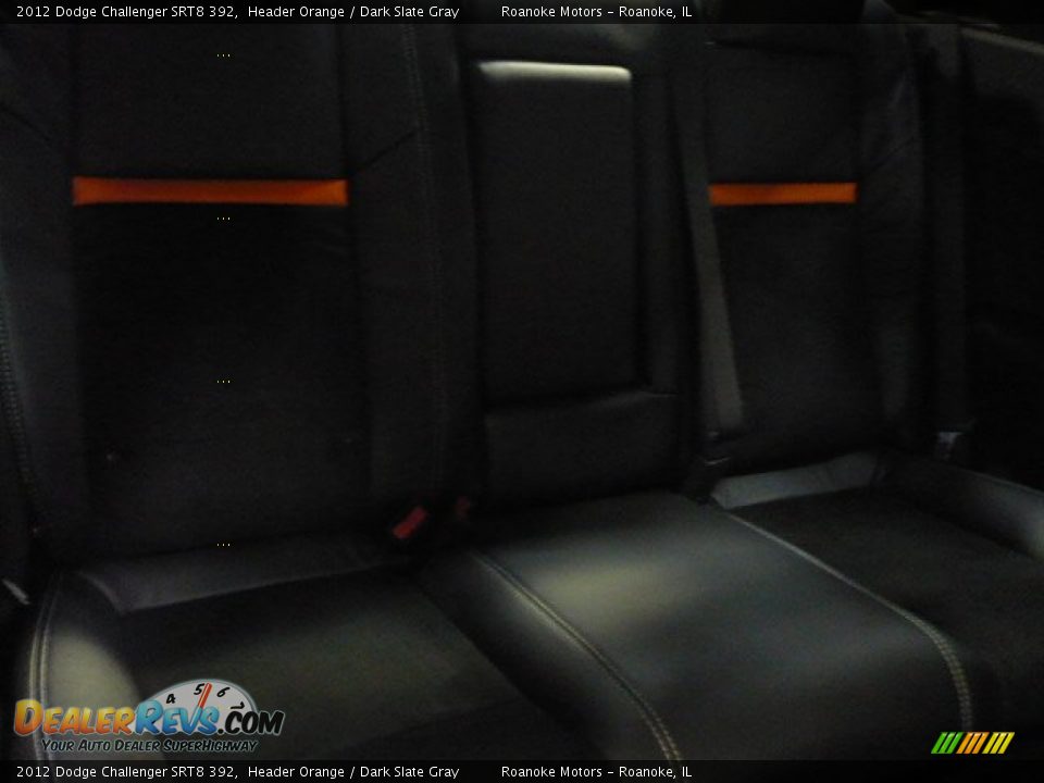 2012 Dodge Challenger SRT8 392 Header Orange / Dark Slate Gray Photo #18